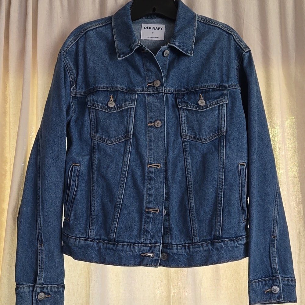 NWT Old Navy Medium Wash Denim Jacket